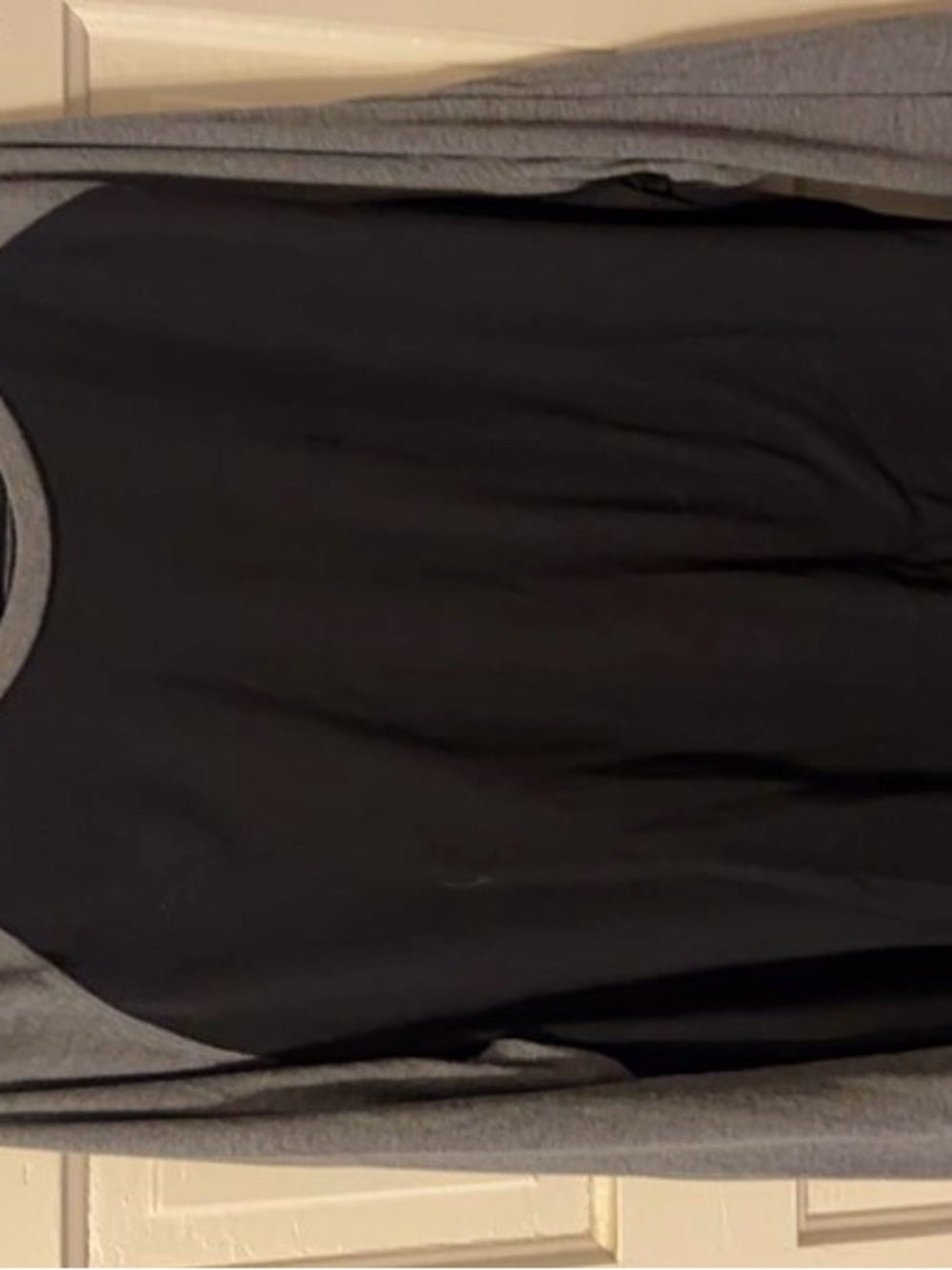 George Black Tee with Gray Trim
